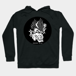 Eagle and Skull Traditional Tattoo Flash Isaiah 40:31 Hoodie